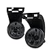 ZMAUTOPARTS For Dodge Ram 1500 2500 3500 Pickup Truck Bumper Fog Lights Smoke