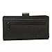 Buxton Heiress Pik Me Up - Checkbook & Credit Card Holder Wallet, Black-rfid Protected