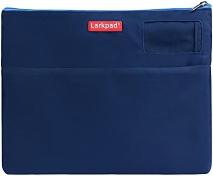 Nylon Multifunction File Envelope Organizer For School and Office, 13" x 10" Double Lining File Folders, A4 Size, Duke Blue by Larkpad