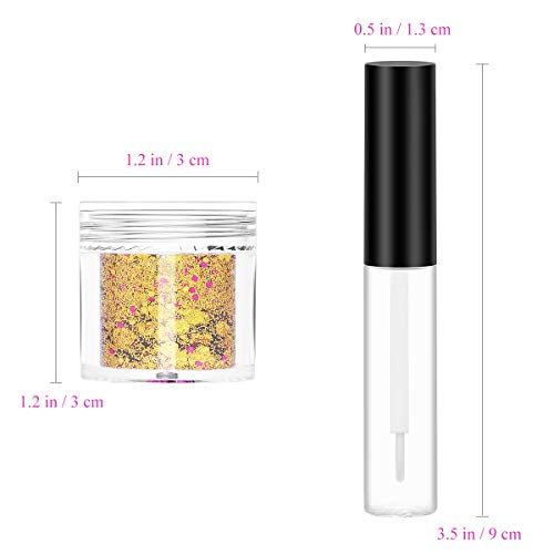 image for PartyKindom 6 Boxes Body Chunky Glitter for Festival Party Glitter Cos
