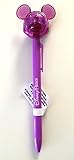 Disney Parks Mickey Mouse Purple Shaker Rattle Pen NEW
