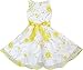 Sunny Fashion 3 Layers Girls Dress Sunflower Wave Pageant Bridesmaid Size 9-10