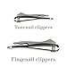 Vizmy Nail Clippers Set Fingernail and Toenail Clipper Cutter Set