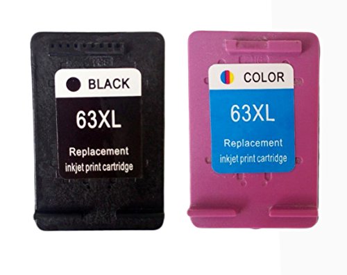 SAIDING 63XL 1Black 1Tri-Color F6U63AN F6U64AN Ink Cartridge For HP Officejet Deskjet 4520 4516 4650 3830 3831 4655 2130 1112 3630 3633 3634 Printers 480&330Pages Yield
