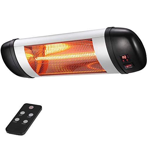 Xbeauty Wall Mounted Infrared Space Heater, Indoor/Outdoor Patio Heater Energy Efficient