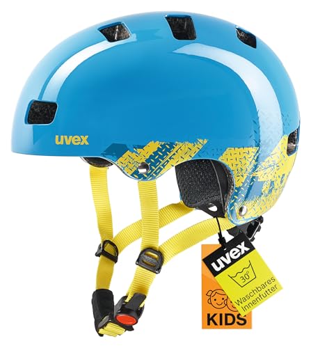 Uvex Kinder Fahrradhelm Kid 3,blackout blue,51-55 cm