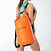 Leader Accessories New Heavy Duty Vinyl Waterproof Dry Bag for Boating Kayaking Fishing Rafting Swimming Floating and Camping (Orange, 55L)