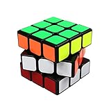 FC MXBB 3x3 PVC Stikcer Smooth Speed Puzzle Magic Cube Black -Twist Brain Teasers IQ Toys for kids 56mm