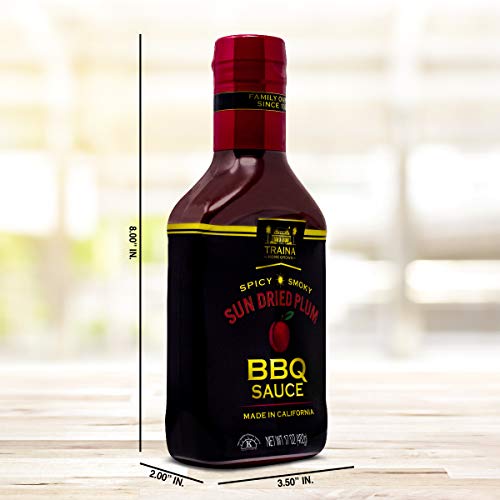 Traina Home Grown California Sun Dried Plum Barbecue Sauce No Corn