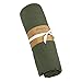 Oliver & Rain Baby Swaddle Blanket - Newborn 100% Organic Cotton Muslin, Solid Olive Green