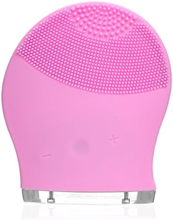 Mildasa Wireless Non-irritating Silicone Washer Face Wash Machine Electric Cheek Cleaner Facial Pulse Massager - Pink