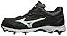 Mizuno Women's 9-Spike Advanced Sweep 3 Softball Shoe, Black/White, 8.5 D US