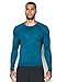Under Armour Men's UA HeatGear® Armour Printed Long Sleeve Compression Shirt Large Peacock