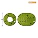 Clothing Size Dividers 55 Pieces Round Hangers Closet Dividers Multi COLORED Size Series XXS to XXXL and 15 Blank Pieces with Marker Pen, Rack Size Dividers Round Hanger Garment Sorting Storage Tubes