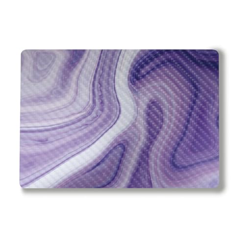 Carbon Fiber Laptop Skin Compatible with Surface Laptop 7 15" (2024) - Lavendar…