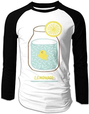 SuperBlu Lemonade Men's Long Sleeve Raglan Tshirts Black M
