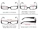 5-Pack Ladies Reading Glasses Includes Sunshine Readers for Women +3.0