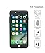 iPhone 8 Plus / 7 Plus Case, AnsTOP Thin 360 Full Body Case Coverage Protective Dual Layer [Matte Finish] iPhone Hard Case with Tempered Glass Screen Protector For iPhone 8 Plus / 7 Plus(Black)