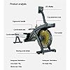 MGIZLJJ Rowing Machines, Rowing Machine,Foldable Resistance Adjustable Indoor Multi Functional Sports and Fitness…
