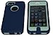 BeautyChase(TM) Iphone5/5S Defender Body Armor Case Comparable to Otterbox Defender Series (navy/light blue)