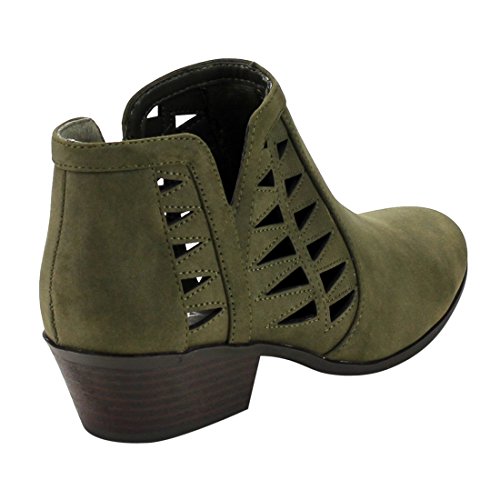 grey strappy block heels