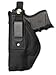 New Barsony OWB Concealment Belt Holster for Compact Sub-Compact 9mm .40 .45