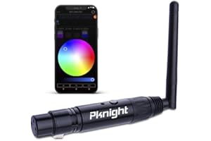 Pknight 2.4G Wireless DMX Controller,Compact Transceiver with Wi-Fi/Bluetooth Connectivity, Supports Artnet & sACN,Easynode Basic (EN-3P)