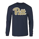 Pitt Panthers Long Sleeve TShirt Navy - L