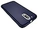 Diztronic Moto G4 Case, Full Matte Slim-Fit Flexible TPU Case for Motorola Moto G⁴ and Moto G⁴ Plus (4th Generation Only) 2016 (Matte Dark Navy Blue) - NOT for Moto G4 Play Model