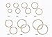 14K Yellow Gold 10mm Children's Endless Hoop Earrings - Baby Earrings