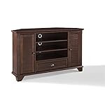 Crosley Furniture Palmetto 50-inch Corner TV Stand – Vintage Mahogany