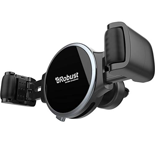 dRobust Air Vent Phone Holder -Unique&Innovative Roller System- Cell Phone Holder for Car Vent - Car Phone Mount - Phone Cradle Compatible with iPhone Xs XS Max XR X 8 8+ 7 7+ 6+ 6 Samsung (Air Vent)
