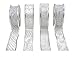 Christmas Decorative Gift and Tree Wired Sheer Glitter Ribbon 2