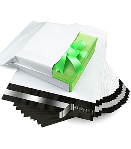 5000 Green Poly Mailers 6x9 Inches - 2.5 Mil Self-Sealing Shipping Envelopes