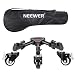 Neewer Photography Tripod Dolly, Heavy Duty with Larger 3-inch Rubber Wheels, Adjustable Leg Mounts and Carry Bag for Tripods, Light Stands for Photo Video Lighting, Load up to 50 pounds primary