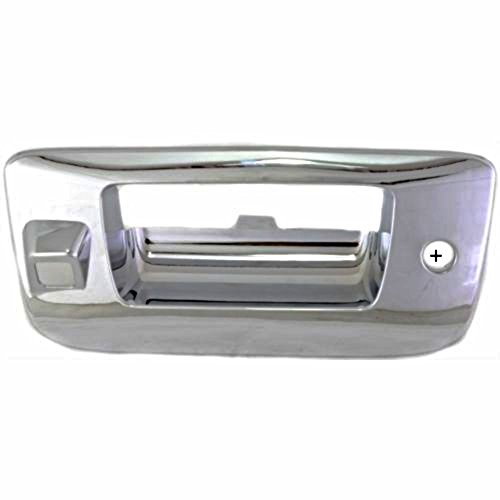 Fits O7-13 Silverado, Sierra 1500, 07-14 2500, 3500 Tailgate Bezel Chrome Models w/Keyhole. Rear View Camera