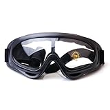 Binboll Adjustable UV Protective Outdoor Glasses Motorcycle Goggles Dust-proof Protective Combat Goggles Military Sunglasses Outdoor Tactical Goggles to Prevent Particulates and Fog in Colorful