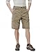 CQR Men's Quick Dry Stretch Hiking Cargo Shorts, Lightweight Water Resistant Tactical Casual, Golf & Outdoor with Pockets, Ripstop Khaki, 36