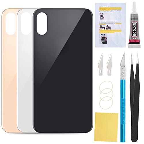 Back Glass Cover Replacement Compatible with iPhone Xs Max