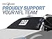 NFL Frost Guard Windshield Cover for Ice and Snow, New York Giants | Standard Size Car Windshield Frost Cover with Side Mirror Covers | Fits Most Cars, Sedans, Small Trucks, SUVs – 60 x 40 Inches