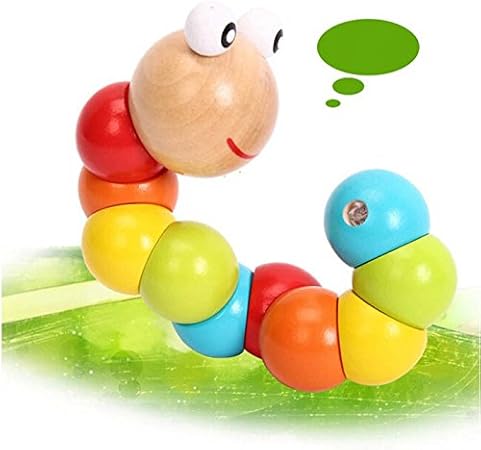 Amazon Ggg Jp かわいいねじれワームのおもちゃ ベビーキッズ フィンガーズ柔軟なエクササイズ玩具 パズル おもちゃ