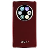 L G Electronics Quick Circle Folio Case for LG G Flex 2 - Retail Packaging - Red/ Burgundy