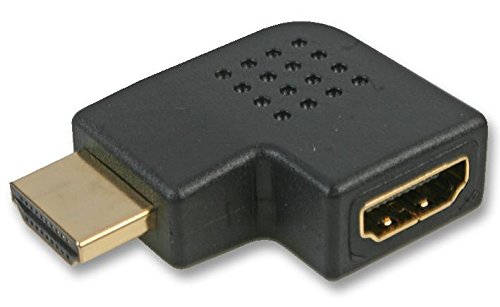 Pro Signal 90° HDMI Adaptor – Left/Right Angled HDMI Plug to Socket, Gold-Plated, Compact Design – PSG03507