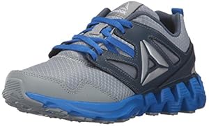 Image of Reebok Unisex-Kids Zigkick 2K17 Sneaker, Flint Grey/Smoky Indigo/V, 6 Big kid