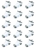 Coobey 15 Pack Kids' Half Cushion Low Cut Athletic Ankle Socks Boys Girls Ankle Socks (2-4 Years, White & Grey)