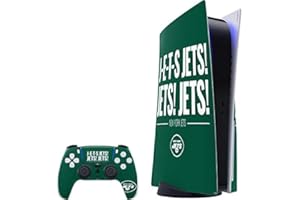 Skinit Decal Gaming Skin Compatible with PS5 Console and Controller - Officially Licensed NFL New York Jets Team Motto Design