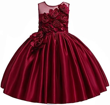 キッズ 花柄ワンピース 女児 ガールズ フォーマル スカート 発表会 結婚式 入園式 110cm 100cm 1cm 150cm 演奏会 メーカー再生品 プリンセスドレス 140cm 130m