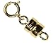 Magnetic Clasp 4.5mm Gold Filled Converter for Necklaces Closed Loops Strong Tiny (Qty=1)
