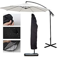 Mufuny Umbrella Covers Parasol Cover, Shield Waterproof Banana Umbrella Cover Cantilever utdoor Garden Patio