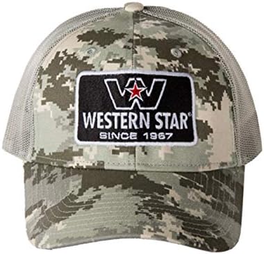 Amazon Co Jp Western Star Semi Truck Trucker帽子ボールキャップデジタルカモメッシュバックスナップディーゼル ギア 車 バイク